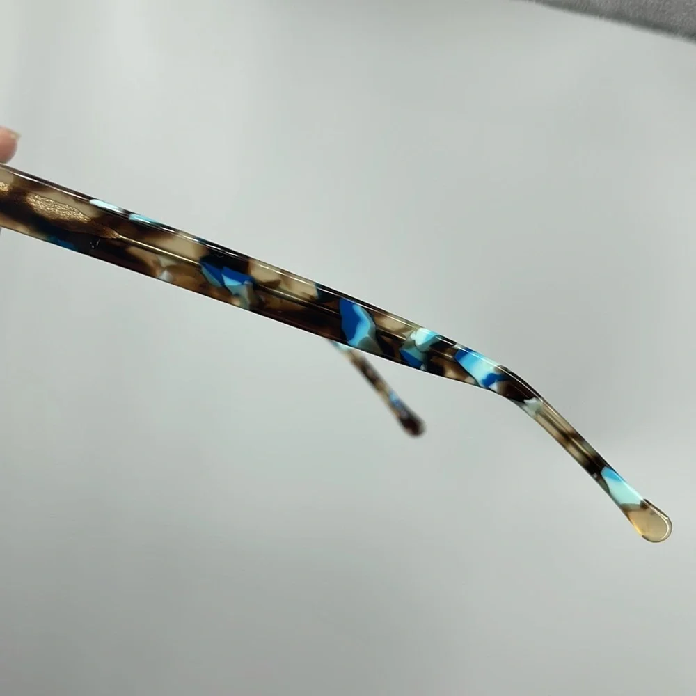 Artsy Colorful Zenni Optical Cat-Eye / Round Tortoise Glasses Frames